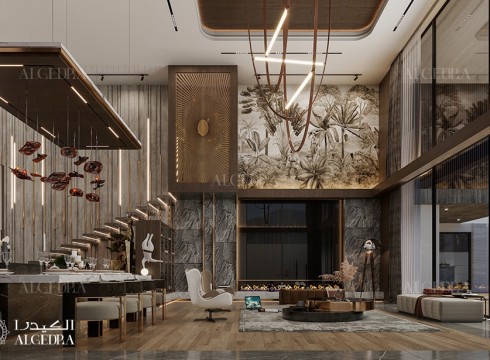 View of Luxury Penthouse Interior Design Services in Istanbul & Worldwide
