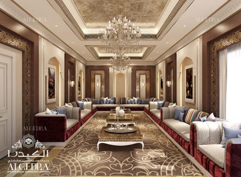 Men Majlis Interior Design by Algedra – Majlis Design Services