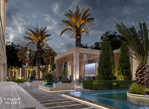 Garden Landscape and Swimming Pool Designs by Algedra Interior
