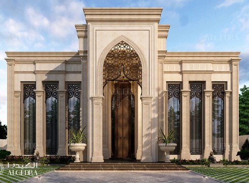 Beautiful Palace Exterior - Exterior Residential Design | ALGEDRA