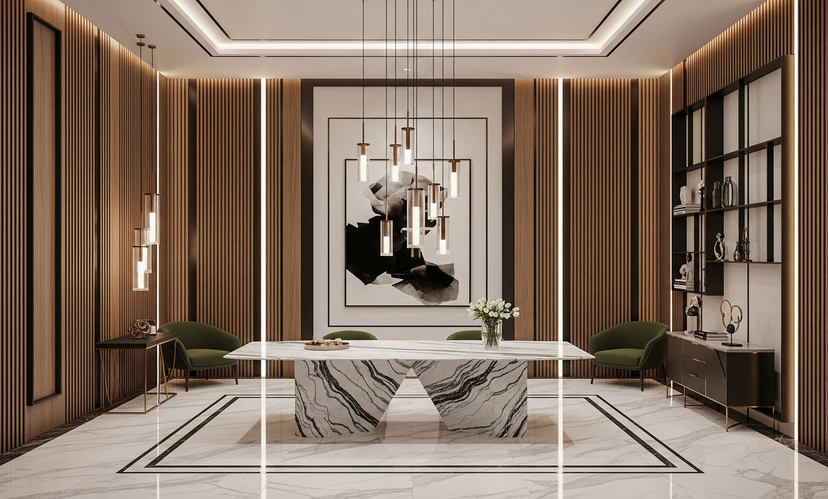 Modern villa giriş tasarımı