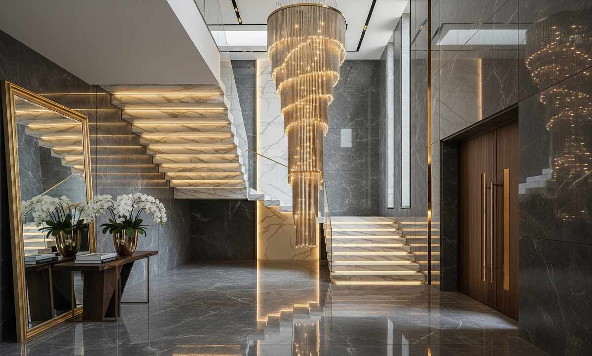 Villa giriş kapı tasarımı