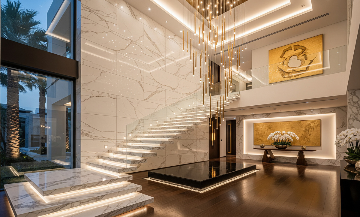 Sade villa giriş mobilyası