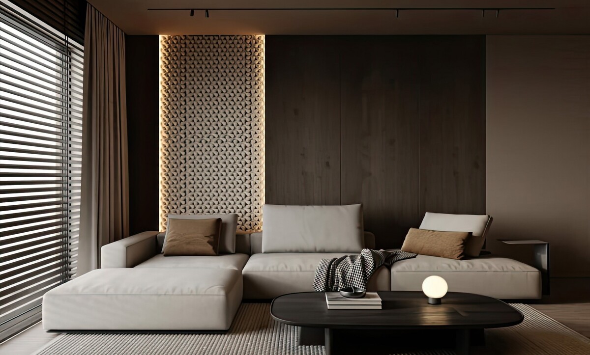 modern küçük stüdyo daire iç tasarımı