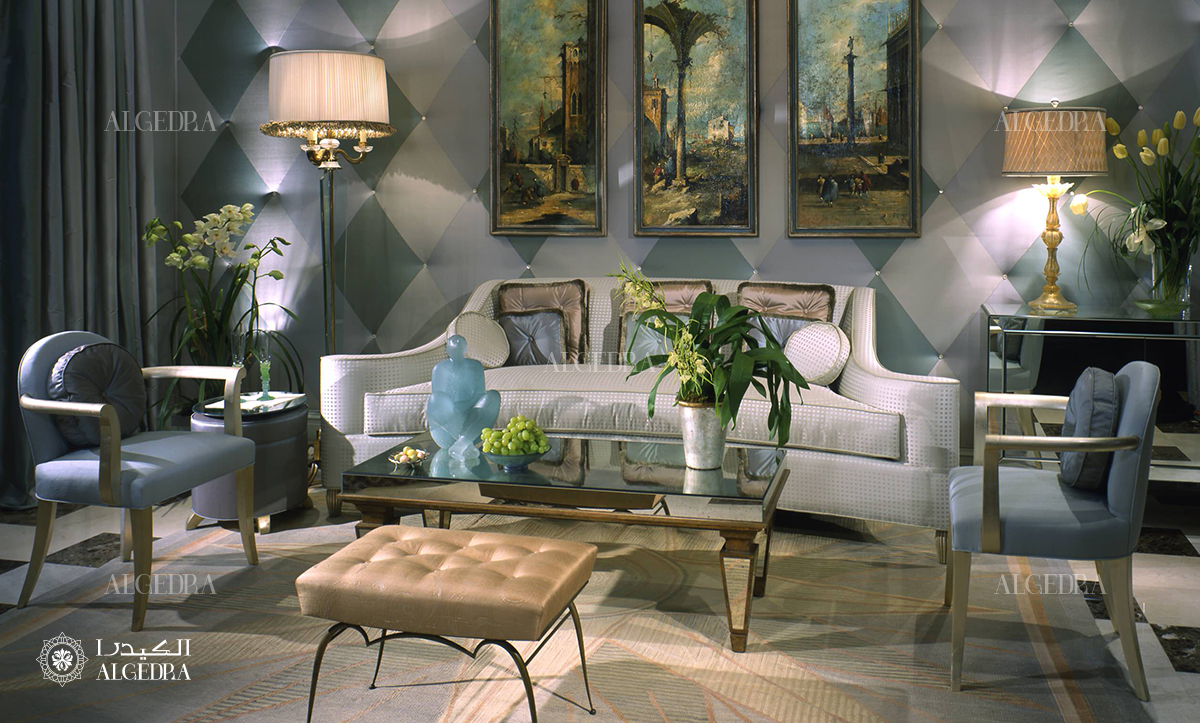 art deco living rooms for apartment ideas