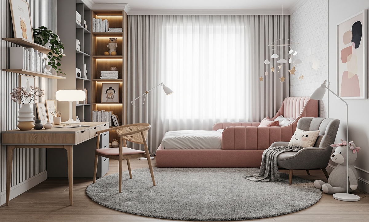 تصميم غرفة نوم الاطفال الحديثة