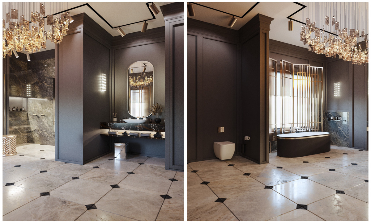 Lüks bir banyo nasıl tasarlanır?
