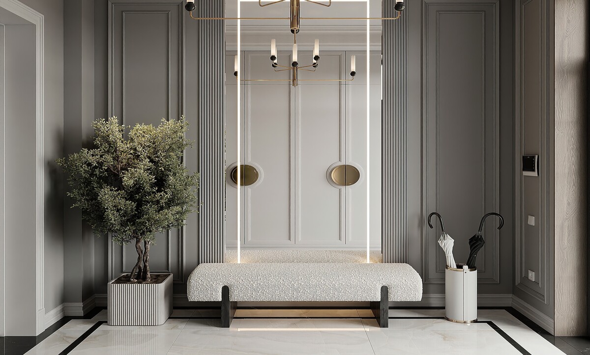 تصميم داخلي رخامي للمنازل