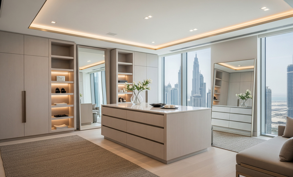 dar küçük giyinme odası örnekleri