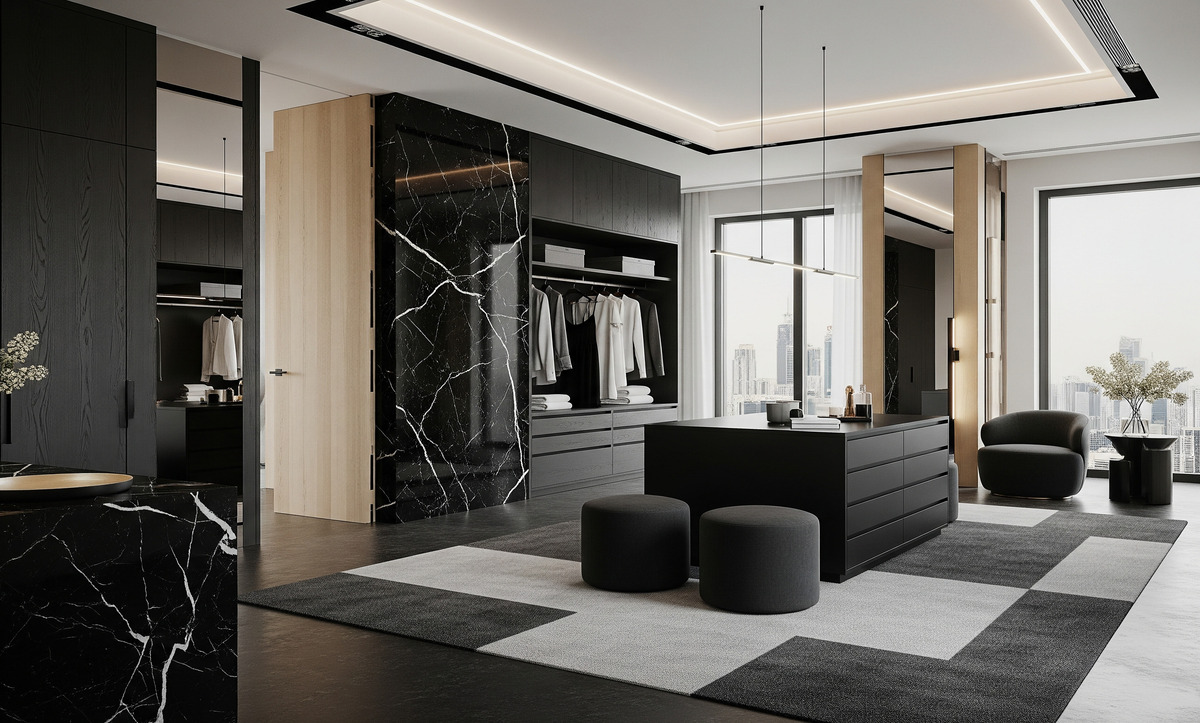 küçük giyinme odası dolabı