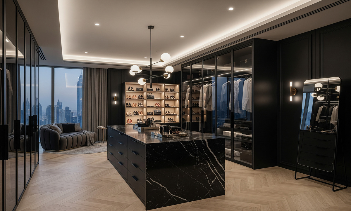 giyinme odası dolap