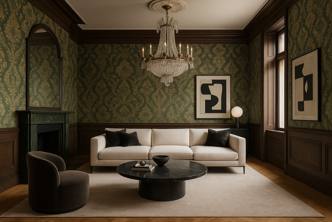 farmhouse victorian style interior design