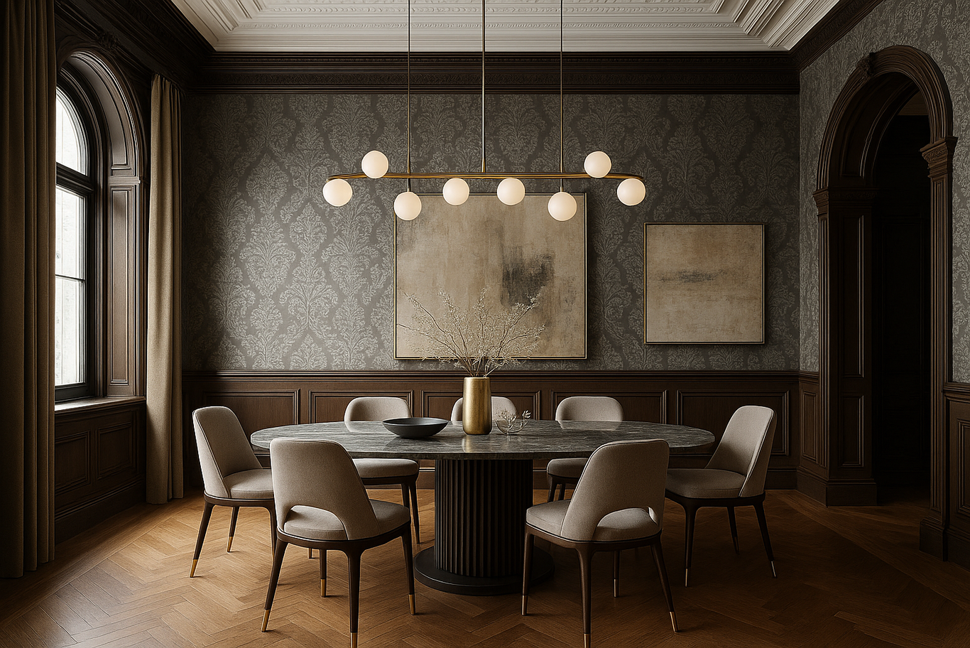 modern victorian interior design
