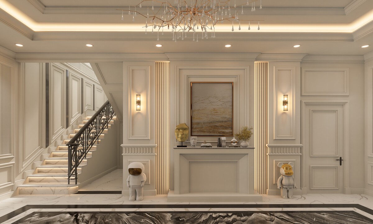 تصميم منازل بفناء