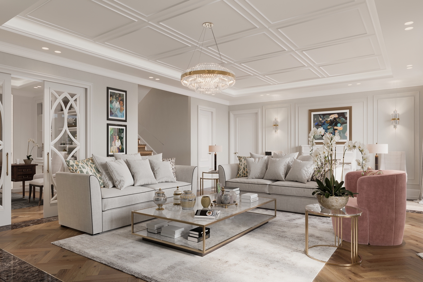 Luxury dining room decor