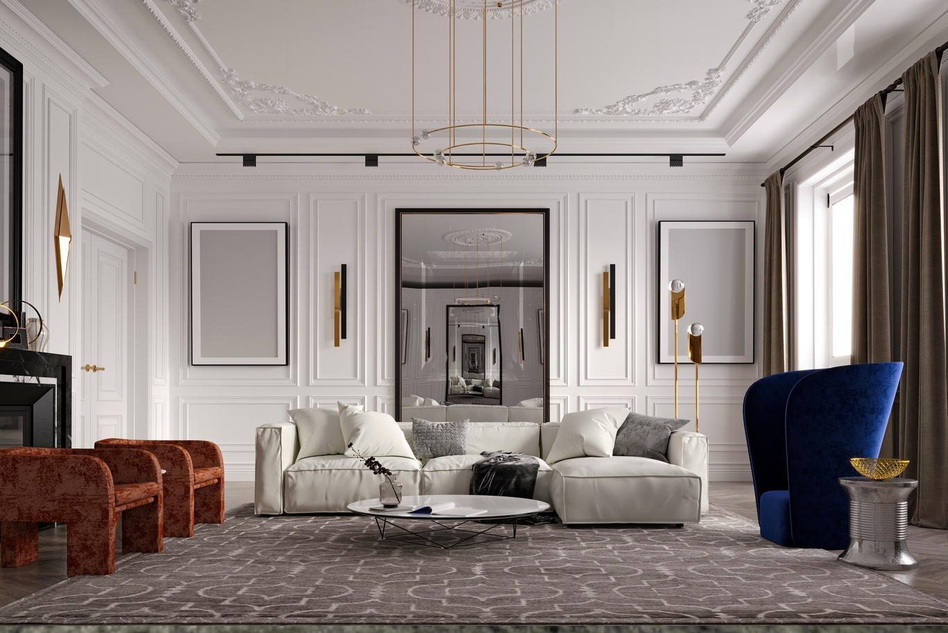 Modern living room decor