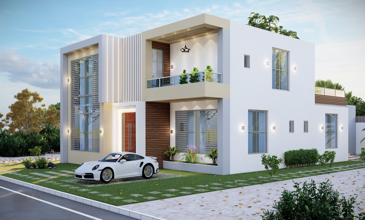 Villa Exterior Design by Algedra