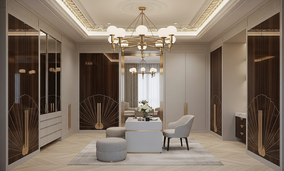 küçük giyinme odası tasarımı