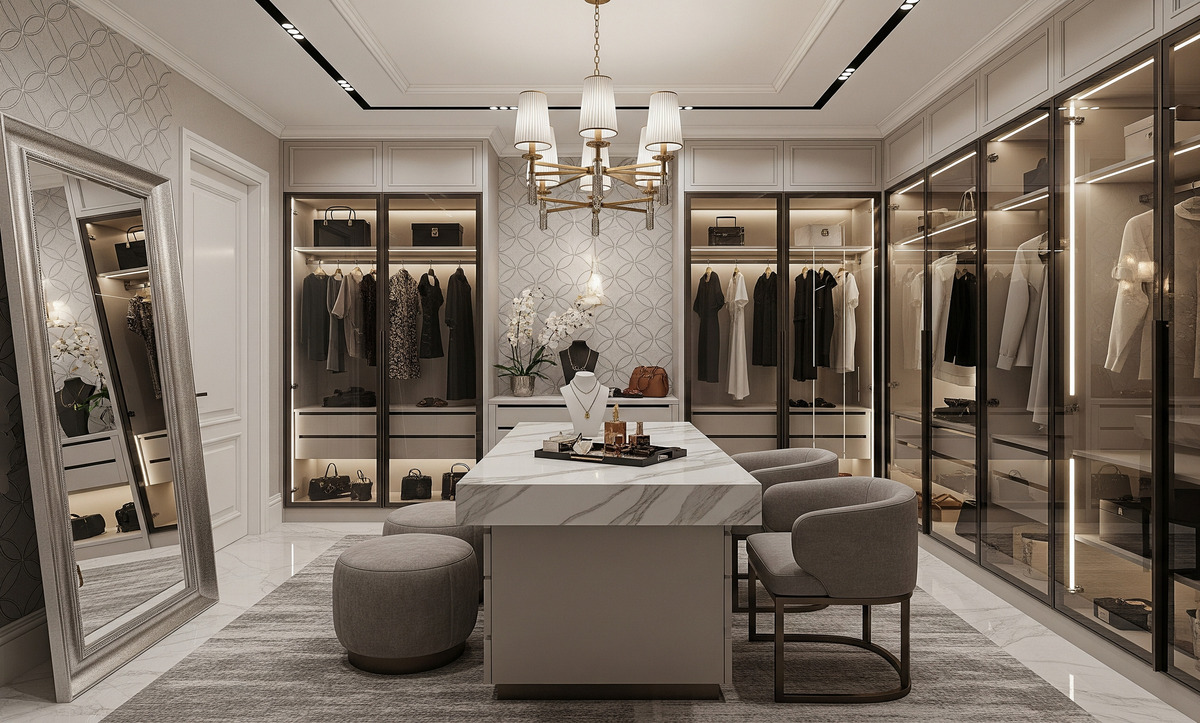 giyinme odası tasarımı