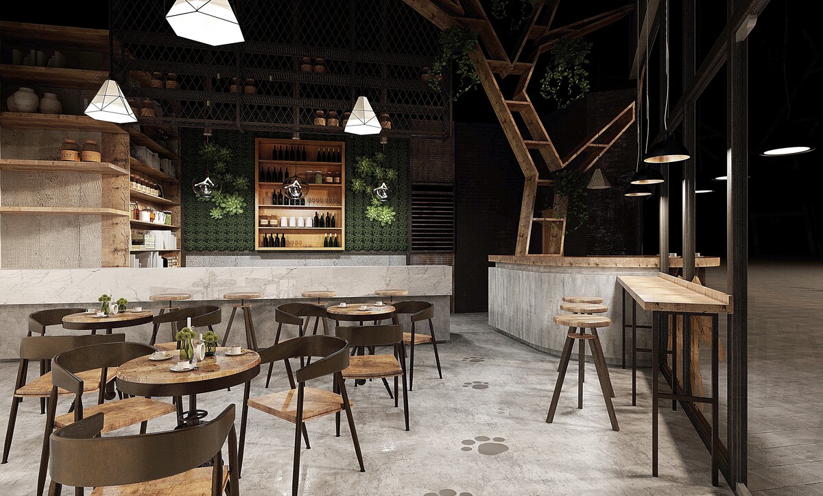 Nitelikli Kahve İç Mekanı