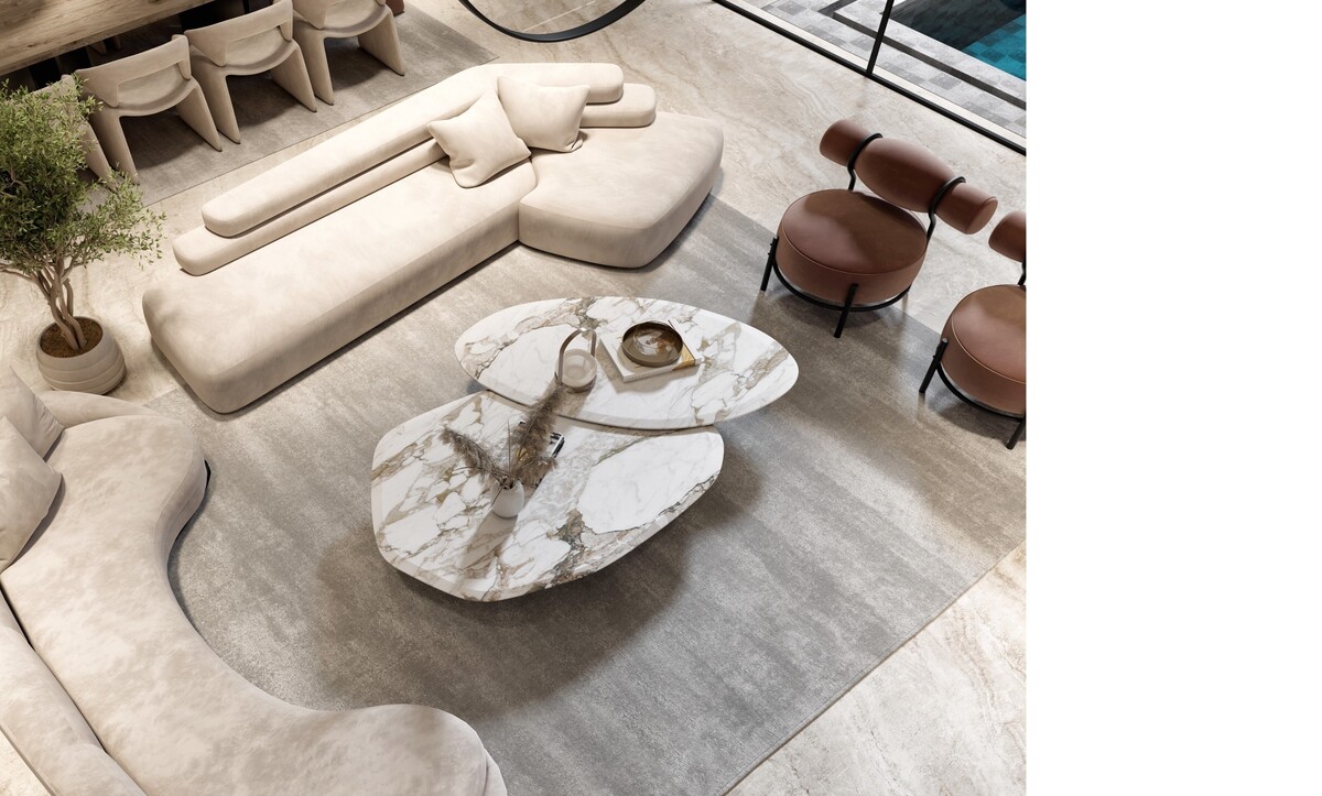 villa iç mekân tasarımı moodboard