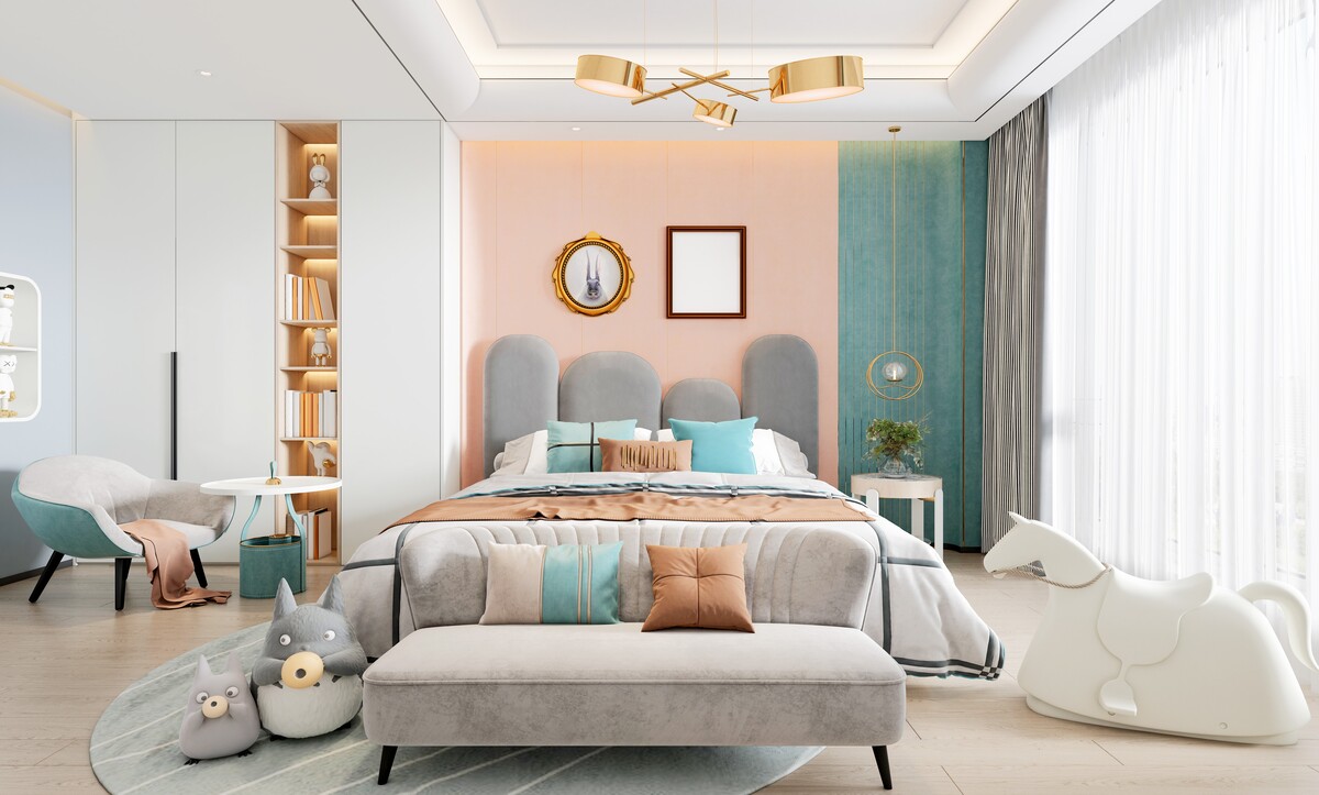 kids bedroom colour scheme
