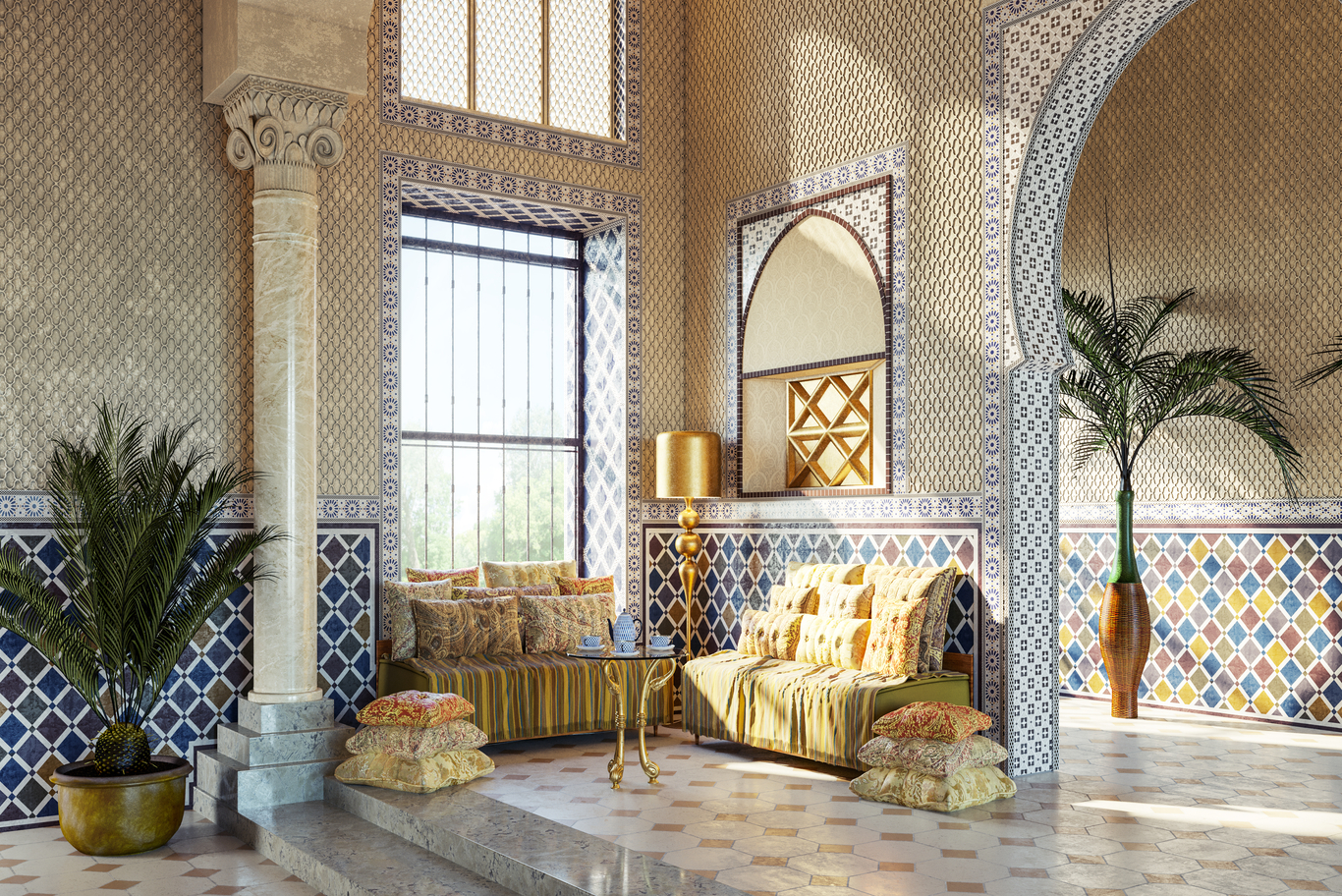 التصميم الداخلي المغربي