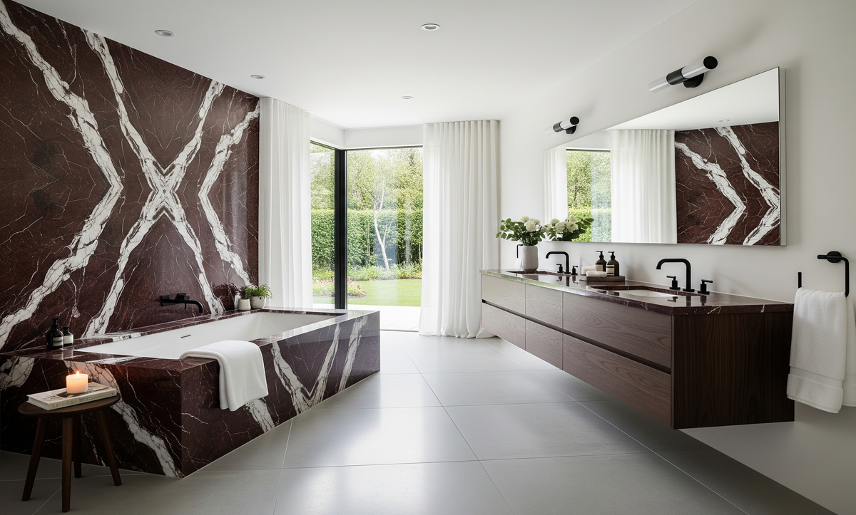 İtalyan kırmızı mermer