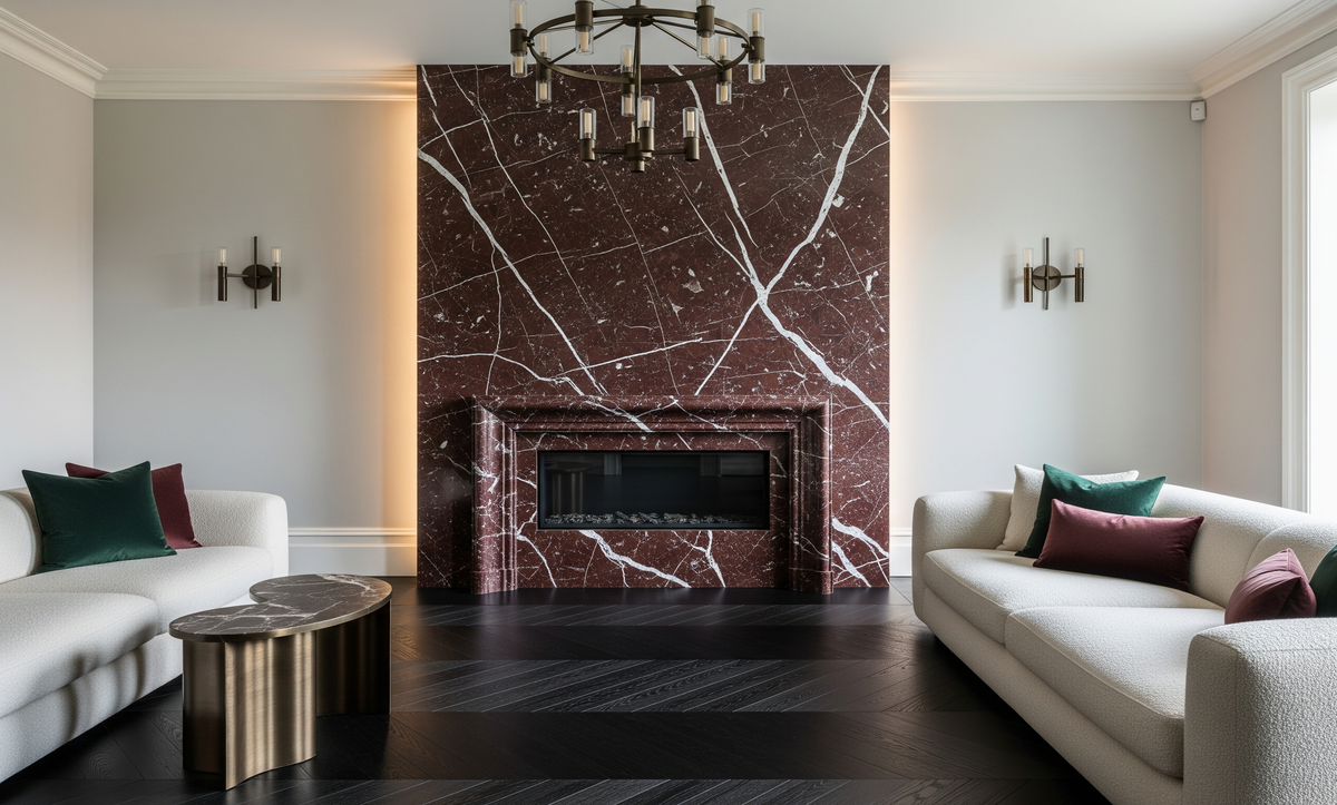 Beyaz damarlı mermer