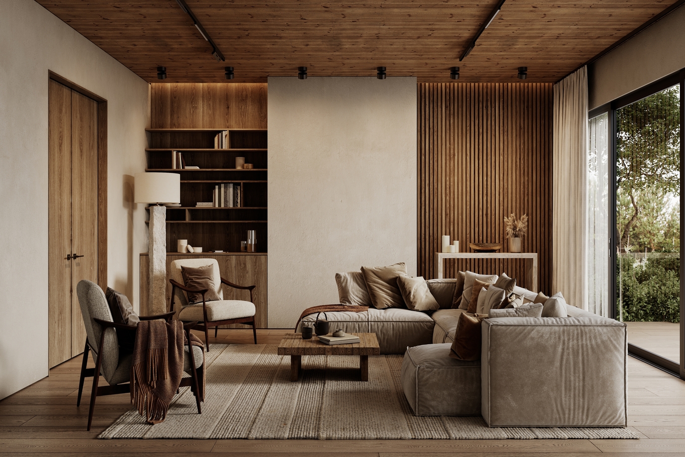 تصميم داخلي للمنزل على الطراز التوسكاني