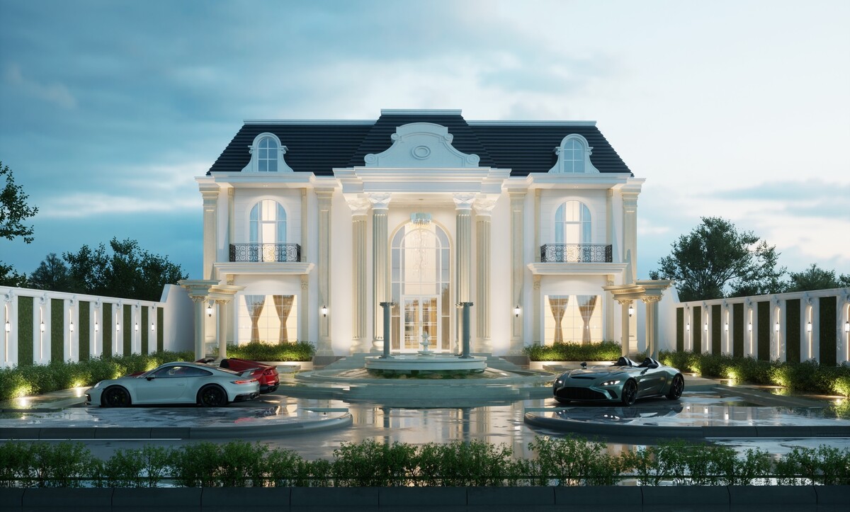 Modern saray giriş tasarımı