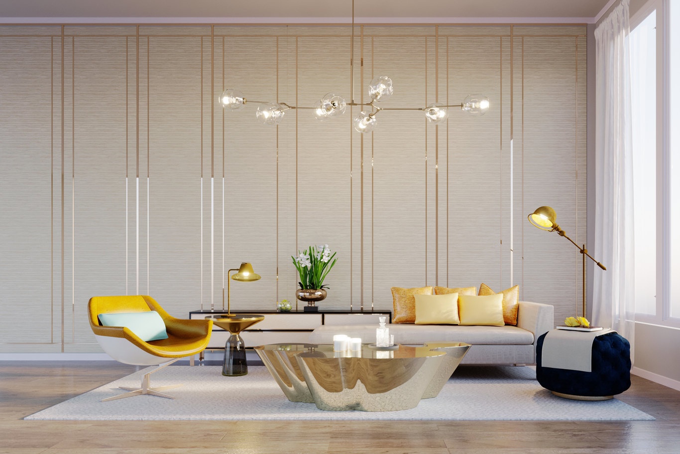 modern villa interior design