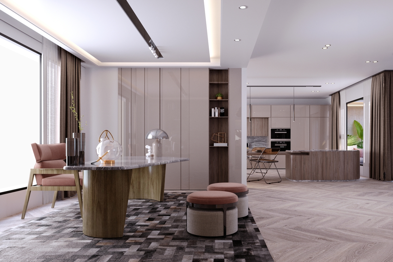 villa interior design plan