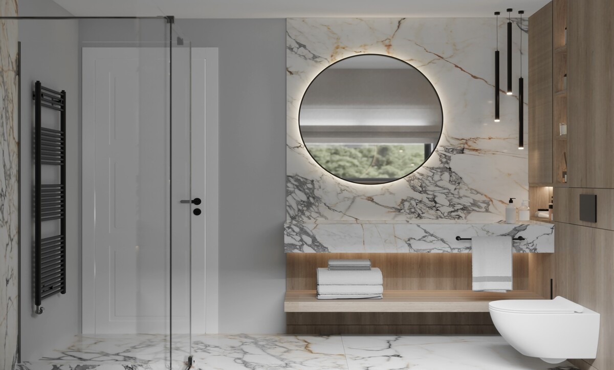 marble bathroom design