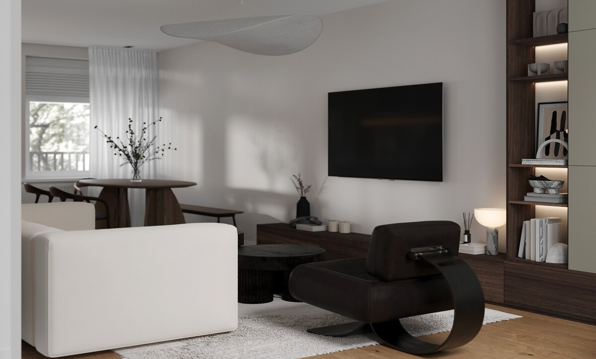 sculptural lounge chair