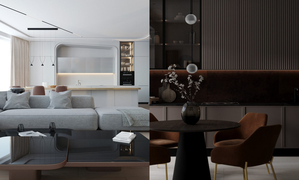 warm minimalist apartment design