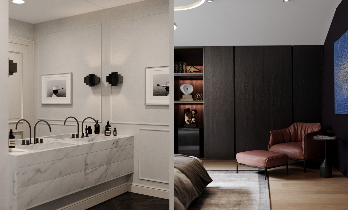 panelled wall interior design