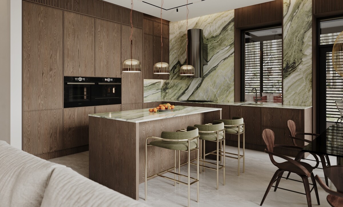 quartzite kitchen worktop