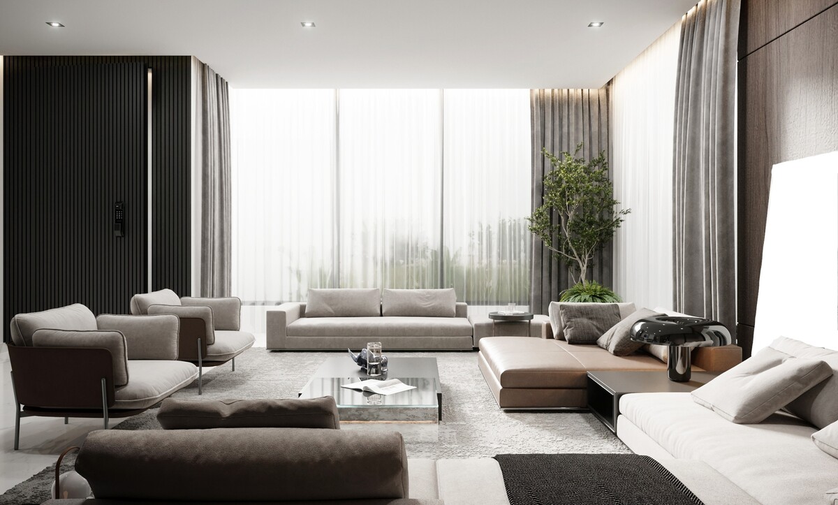 large living room layout