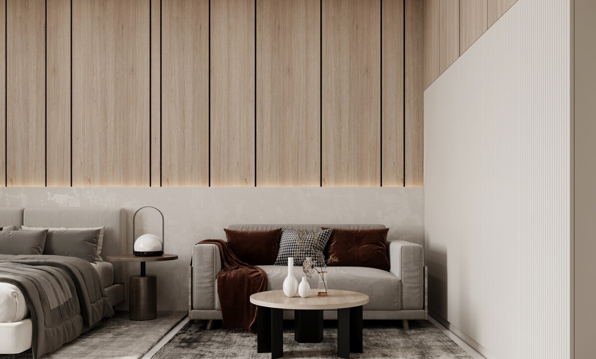 bedroom seating area design