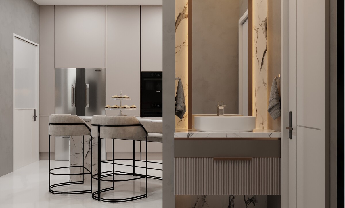 guest bathroom vanity design
