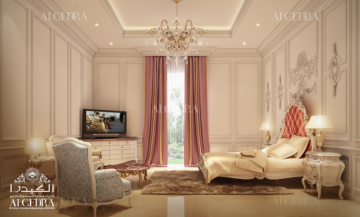 Palace architectural living room design
